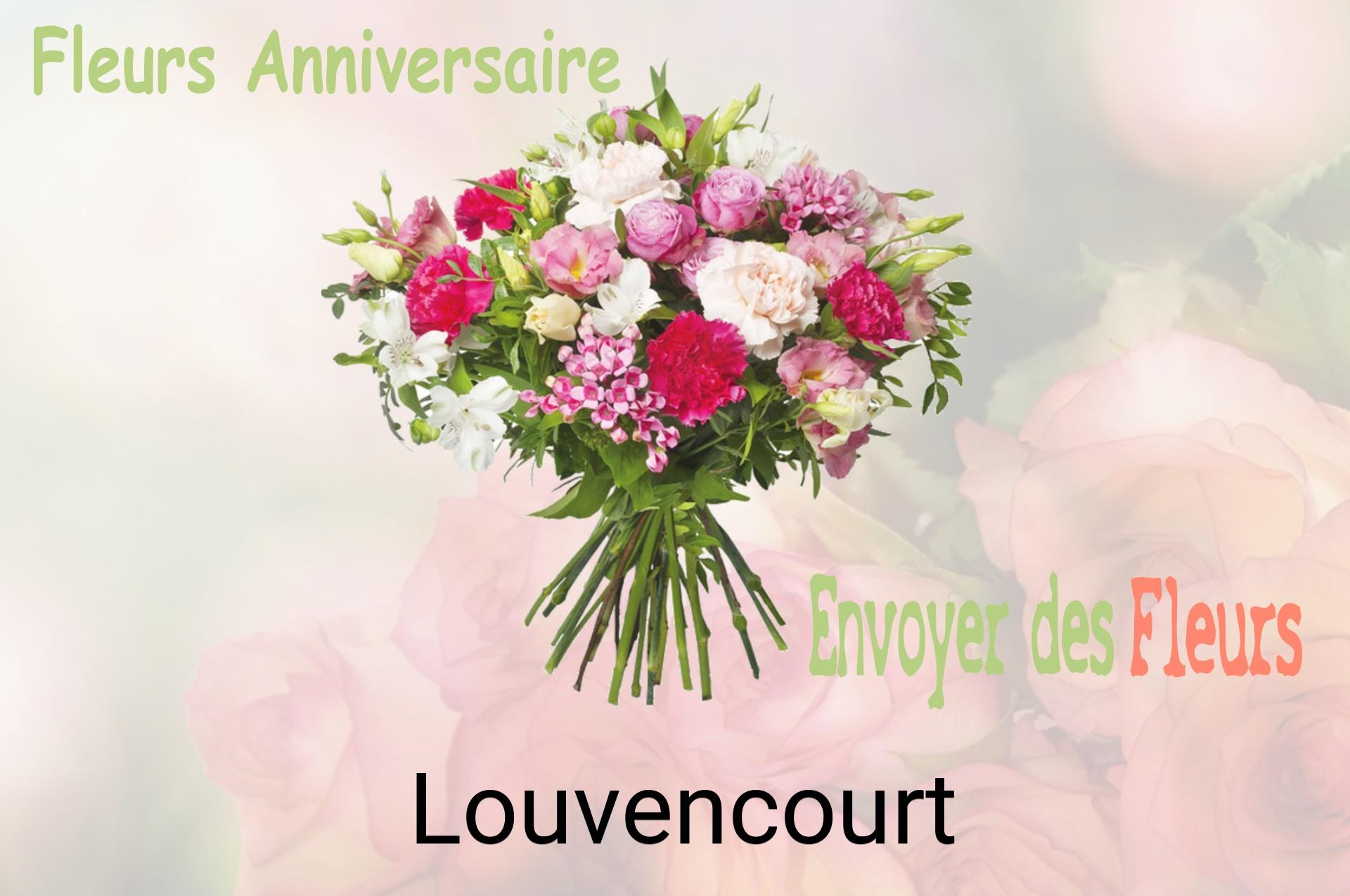 Bouquet de fleurs d’anniversaire livré à Louvencourt